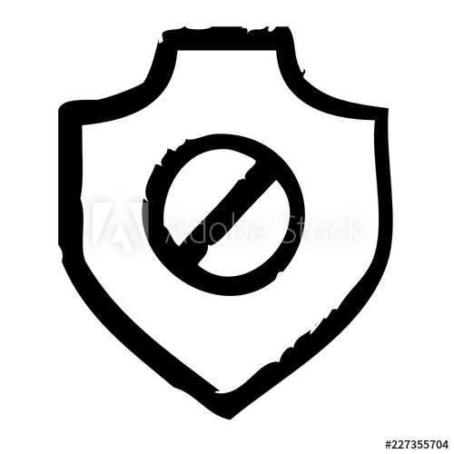 500x500 Deactivate Shield Security Safety Protection Secure Vector Icon