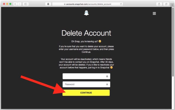 610x386 How To Delete A Snapchat Account