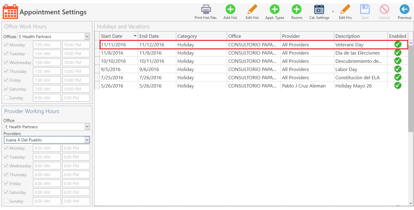 1358x689 How To Activate Or Deactivate Vacations Or Holidays Ehrez Help