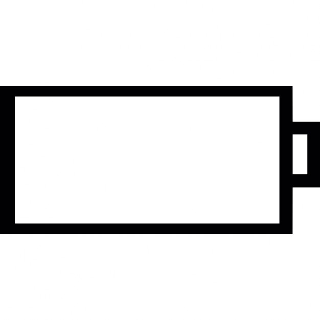 626x626 Empty Battery Icon