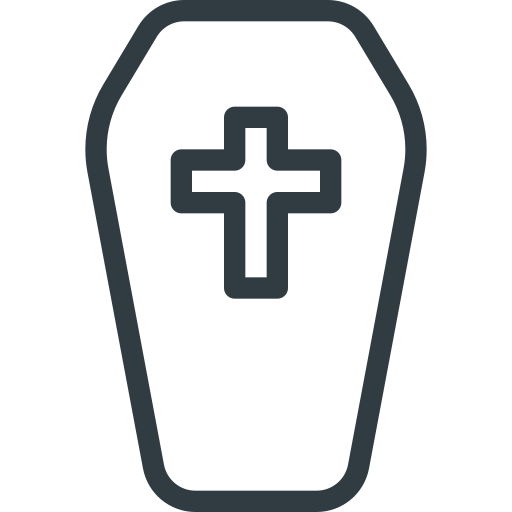 512x512 Holyday, Halloween, Coffin, Grave, Dead Icon Free Of Halloween Line