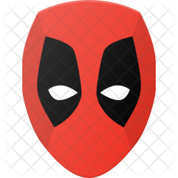 256x256 Deadpool Icon Of Flat Style