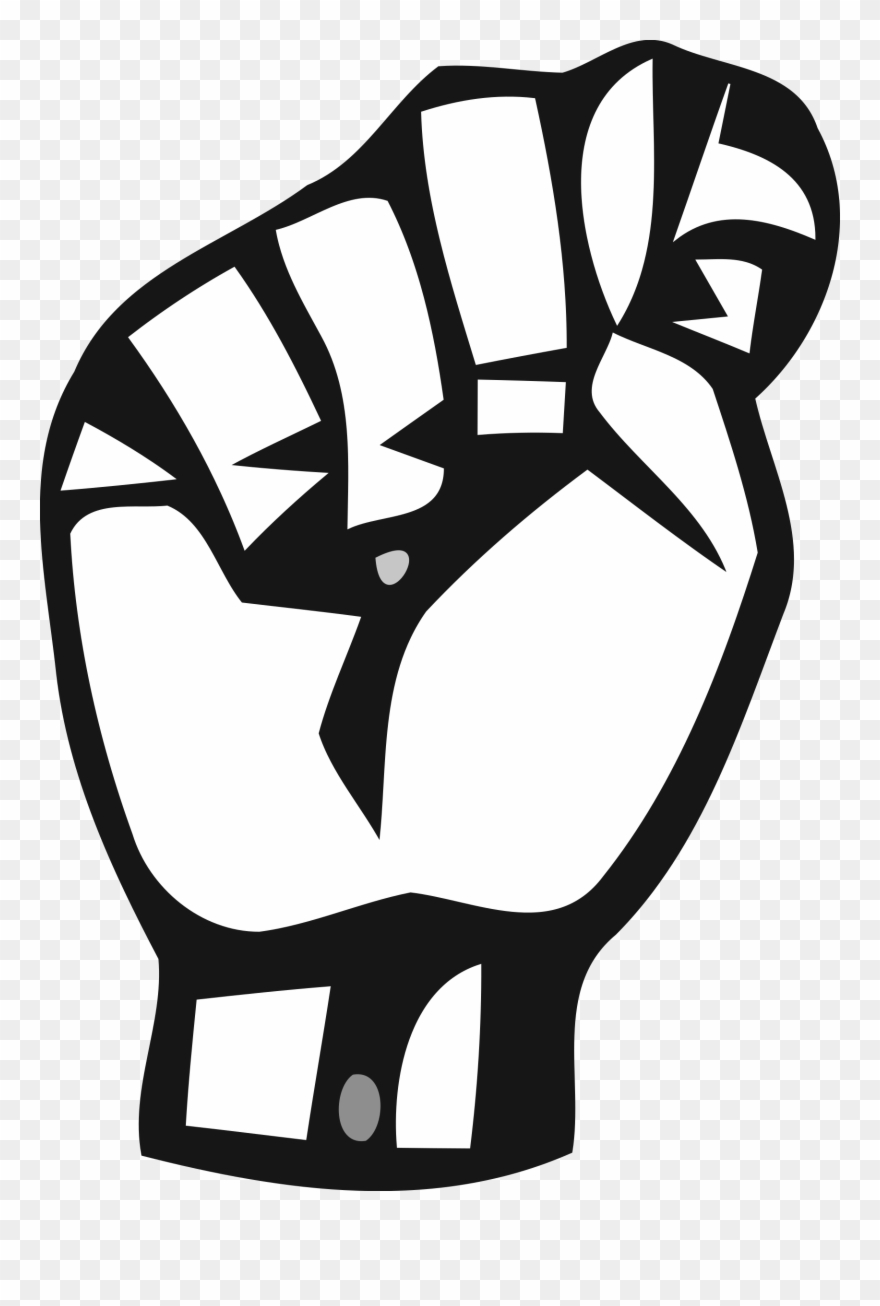 880x1306 Deaf Alphabet Clipart Icon Png