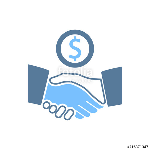 500x500 Business Deal Icon Stock Image And Royalty Free Vector