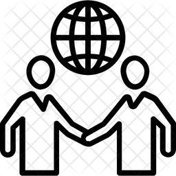 256x256 Global Deal Icon Of Line Style
