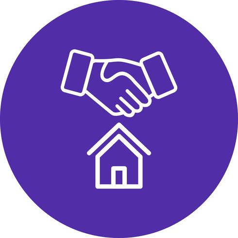 490x490 House Deal Vector Icon