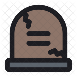 256x256 Death Icon Of Colored Outline Style
