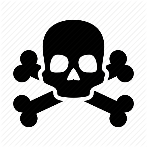 512x512 Caution, Danger, Death, Pirate, Poison, Skull, Warning Icon