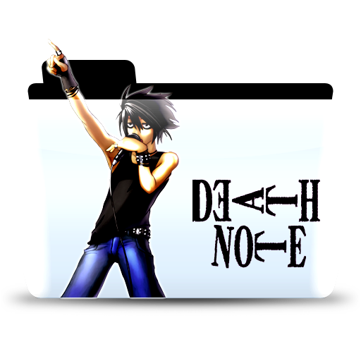 512x512 Deathnote Ryuzaki, Folder, Icon Free Of Colorflow Icons