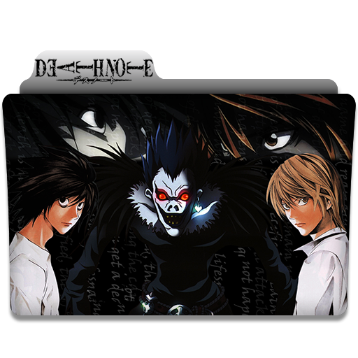 512x512 Death Note Anime Folder Icon