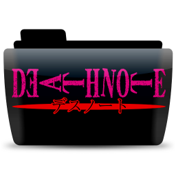 256x256 Deathnote Text Icon Colorflow Iconset Tribalmarkings