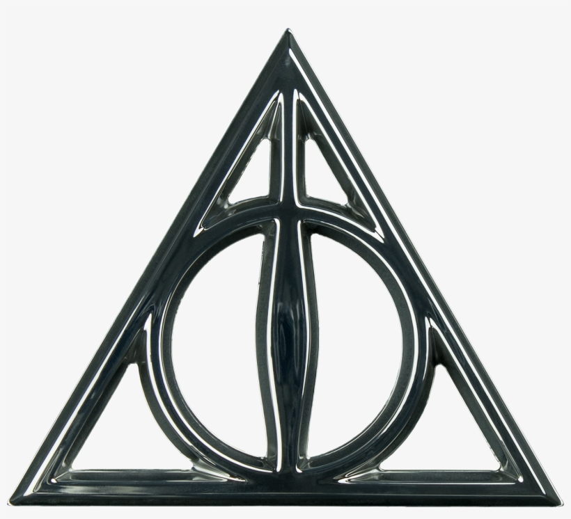 820x746 Download Free Png Deathly Hallows Chrome Premium Emblem Deathly