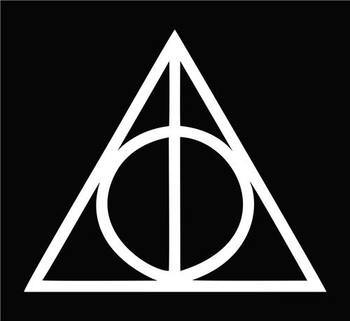 500x458 Harry Potter Deathly Hallows Symbol Vinyl Die Cut Decal Sticker