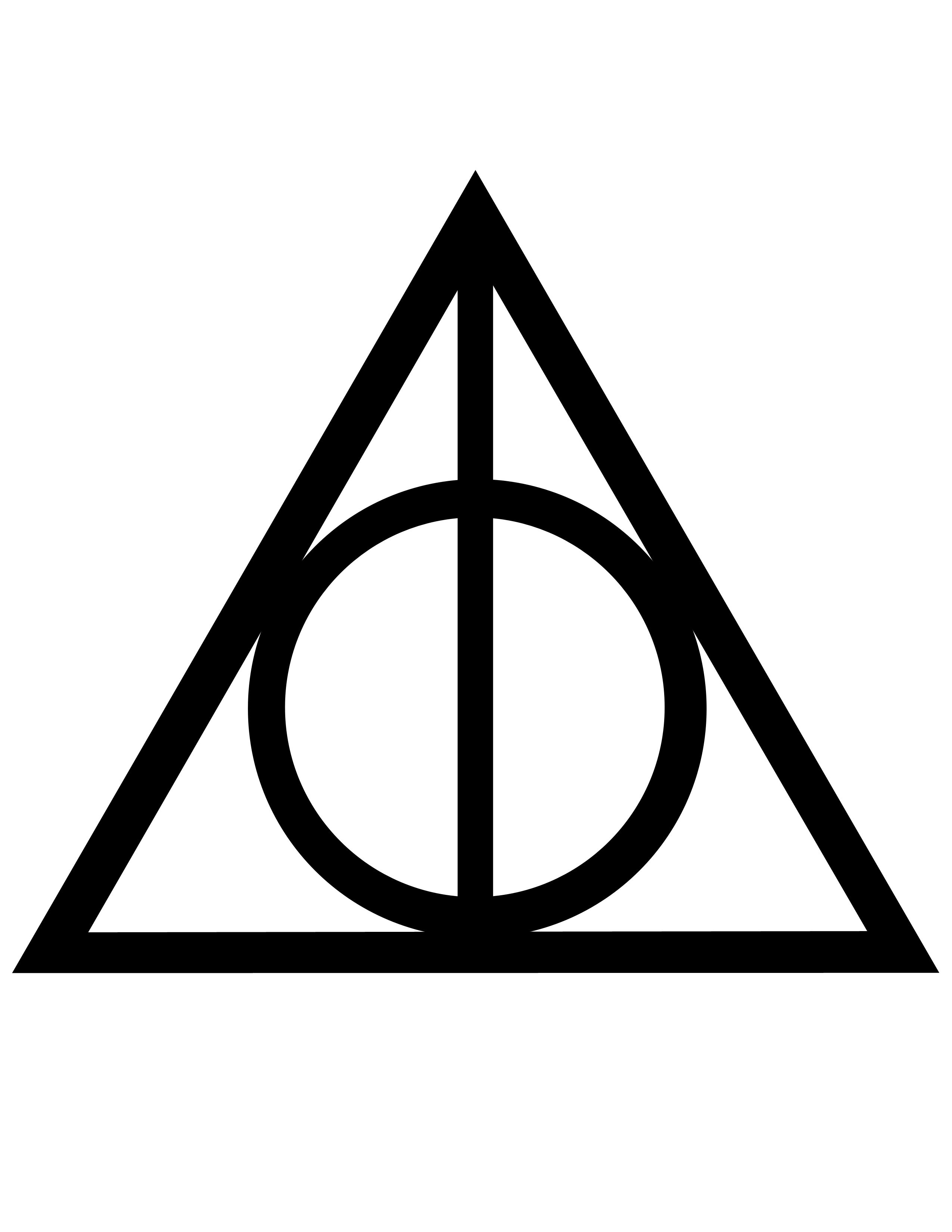2550x3300 Deathly Hallows Symbol