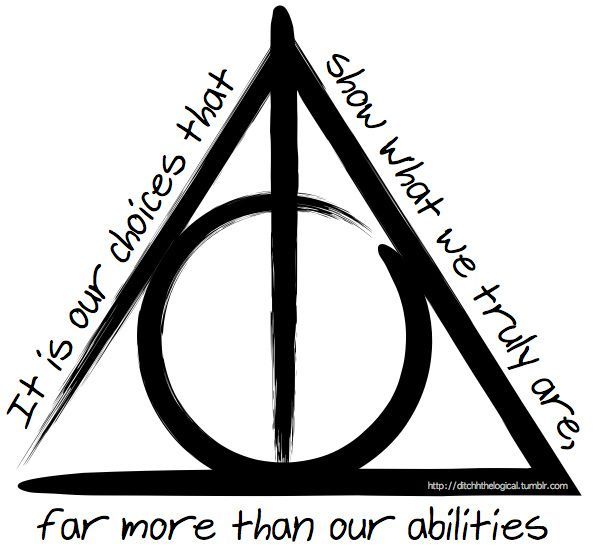 593x560 Deathly Hallows Symbol Harry Potter In Harry Potter
