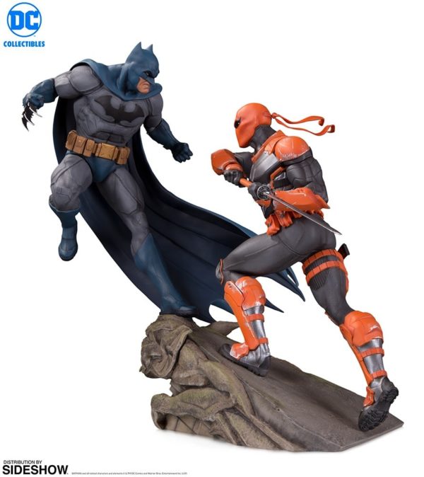 600x674 Dc Collectibles' Batman Vs Deathstroke Battle Statue Unveiled
