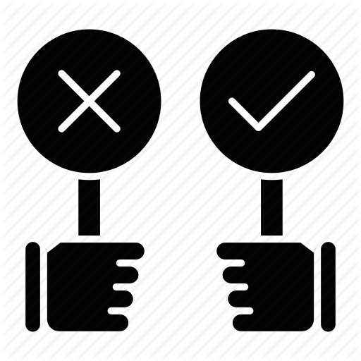 512x512 Accept, Debate, Feedback, Refuse, Social Media Icon