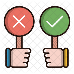 256x256 Debate Icon Of Colored Outline Style