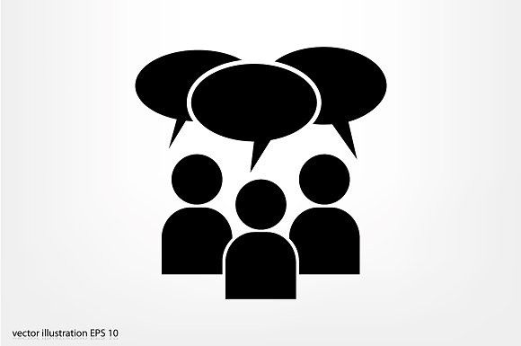 580x385 Chat Icon Vector Speech