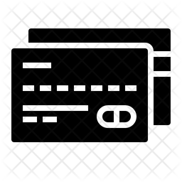 256x256 Debit Card Icon Of Glyph Style