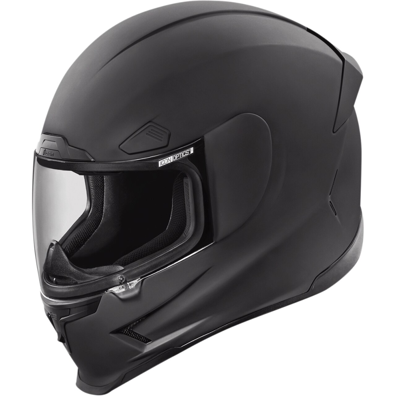 1280x1280 Icon Airframe Rubatone Flat Black Full Face Helmet