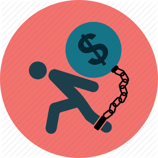 512x512 Businesstax, Debt, Money, Payment, Problem, Stress Icon