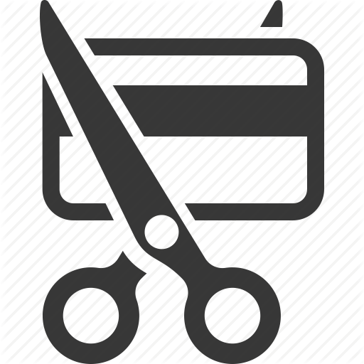 512x512 Credit Card, Debt Free, No Debt Icon