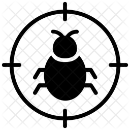 256x256 Debugging Icon Of Glyph Style