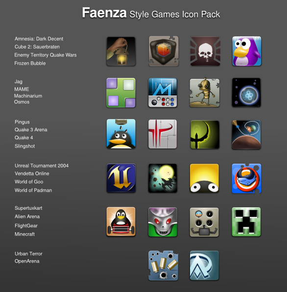 586x596 Ubuntu Tips And Tricks Faenza Styled Gaming Icons