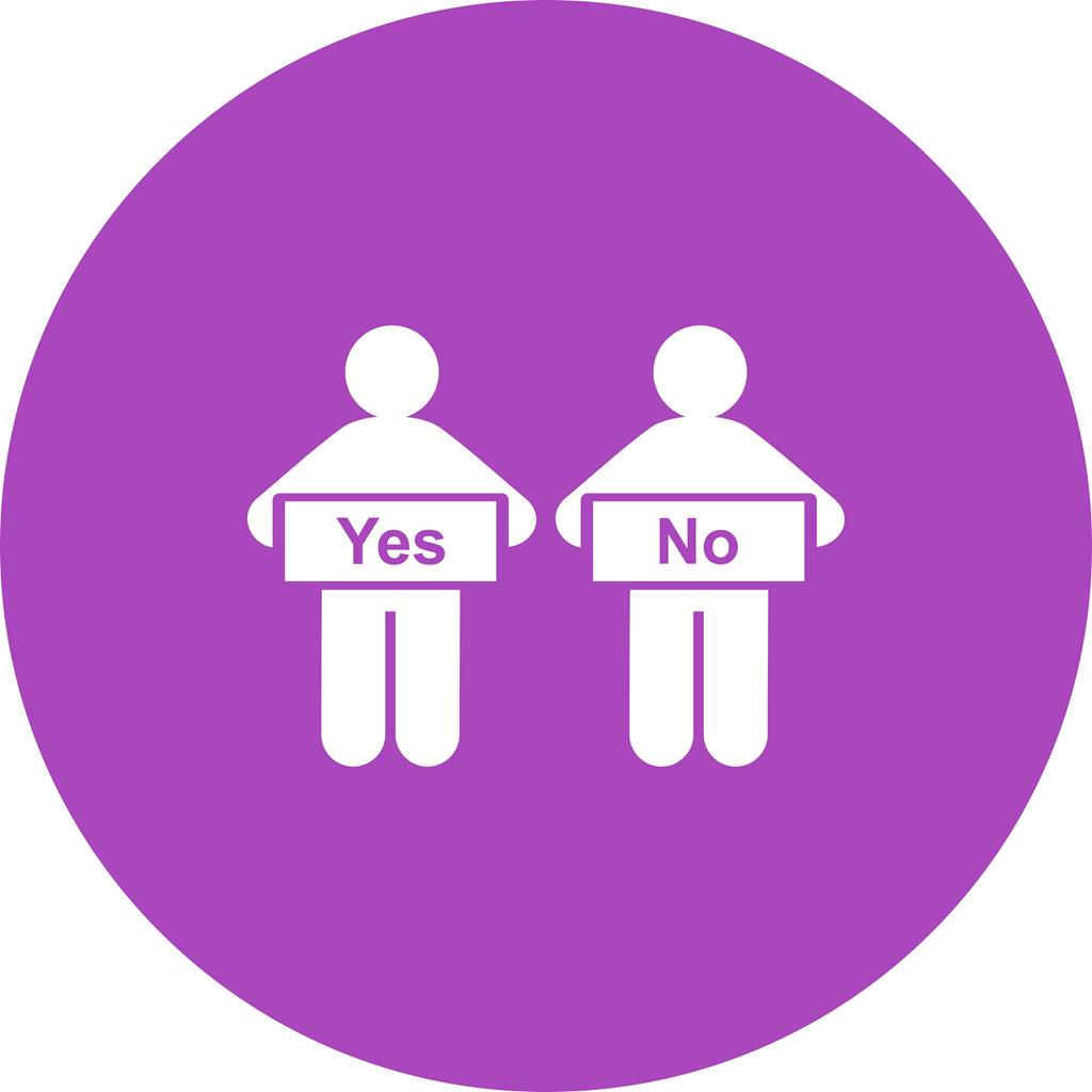 1024x1024 Decision Making Flat Round Icon
