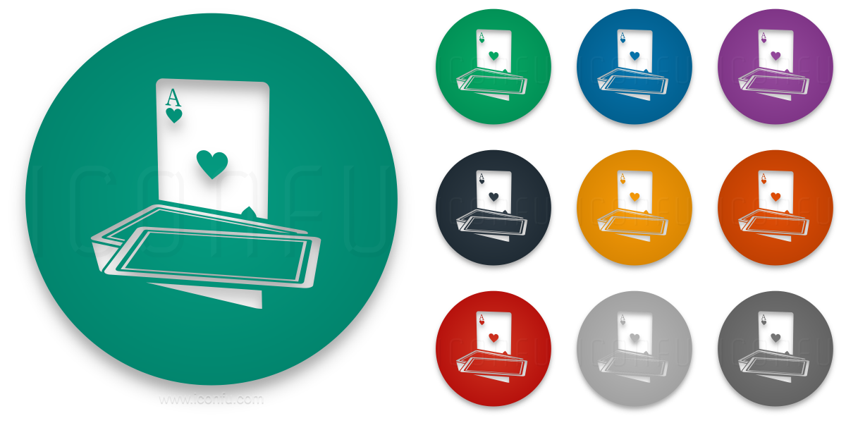 1200x600 Playing Cards Deck Icon