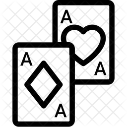 256x256 Card Deck Icon Of Line Style
