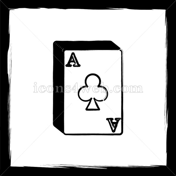 Deck Of Cards Sketch Icon 600x600 Deck Of Cards Sketch Icon