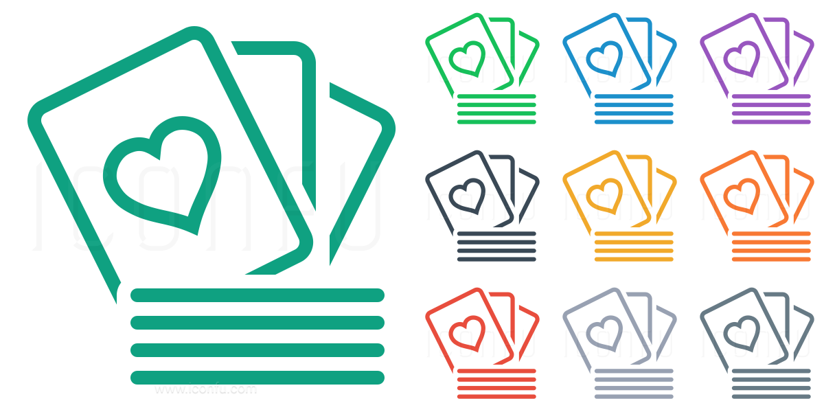 Playing Cards Deck Icon 1200x600 Playing Cards Deck Icon