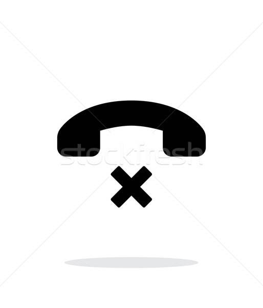Decline Call Simple Icon On White Background Vector Illustration 514x600 Decline Call Simple Icon On White Background Vector Illustration