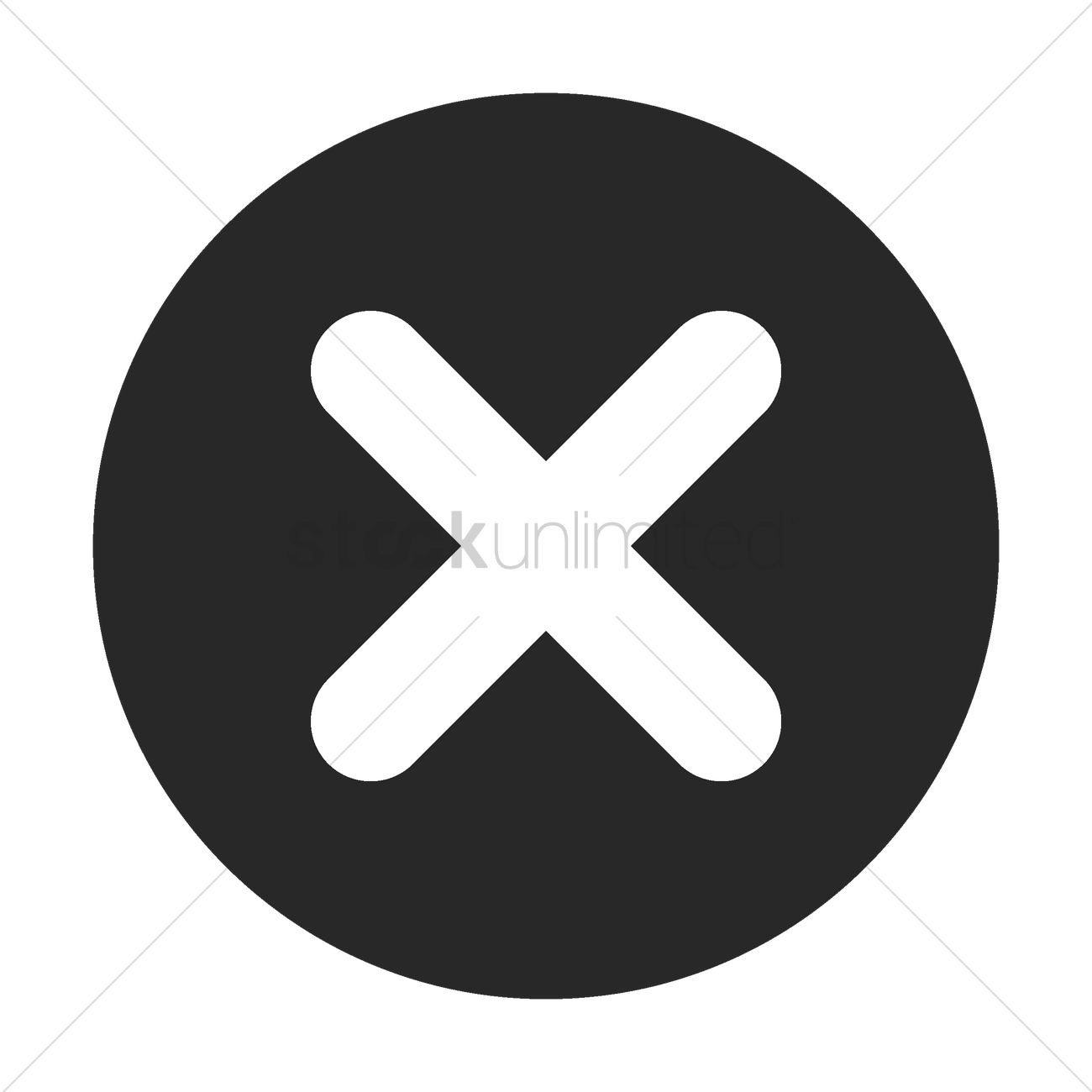 Decline Icon Vector Image 1300x1300 Decline Icon Vector Image