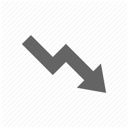 512x512 Arrow, Decrease Icon