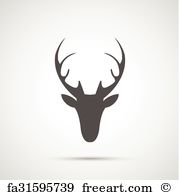 180x195 Free Art Print Of Icon Christmas Deer Head Icon Icon Christmas