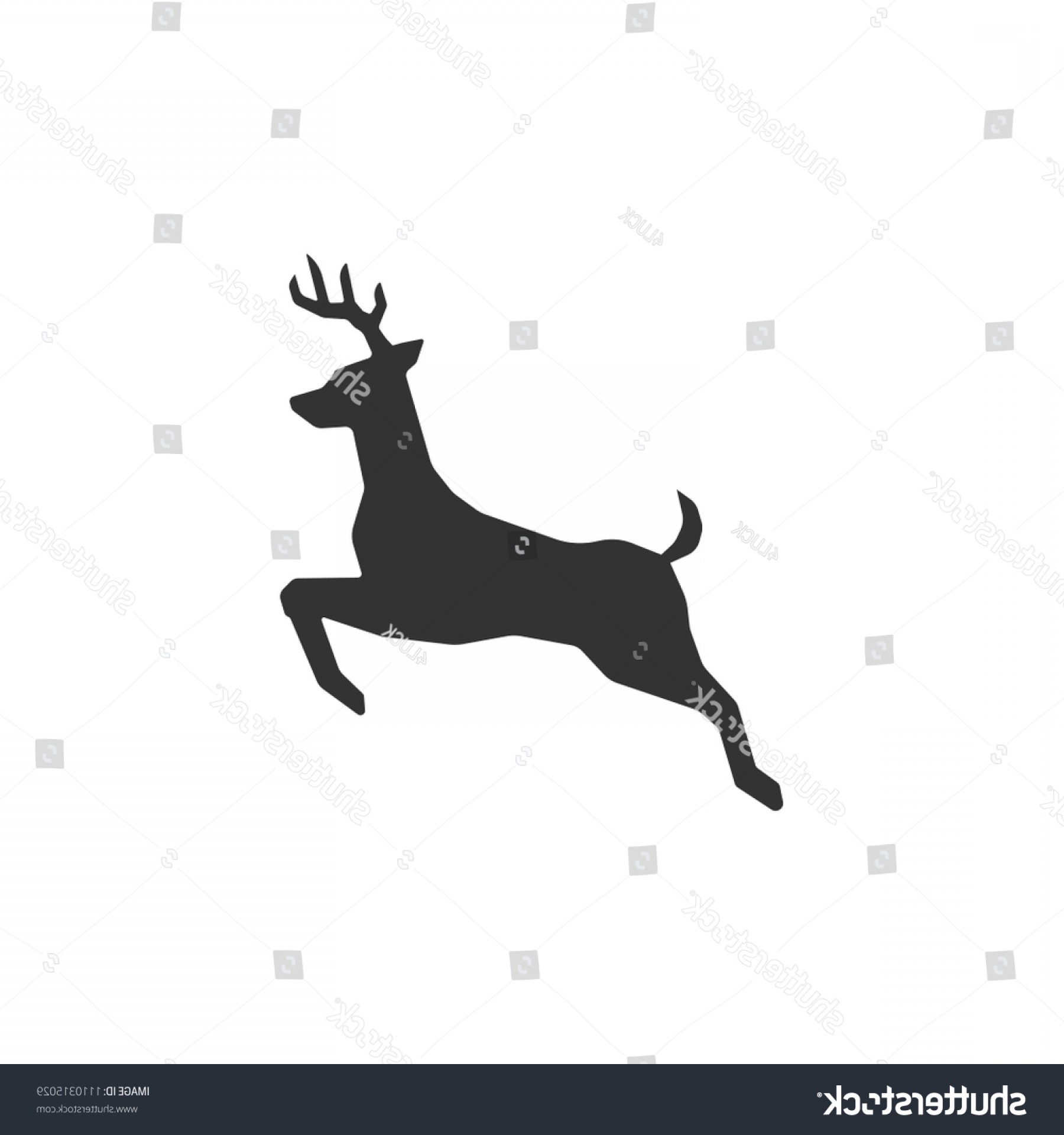 1800x1920 Jumping Deer Icon Vector Images Handandbeak