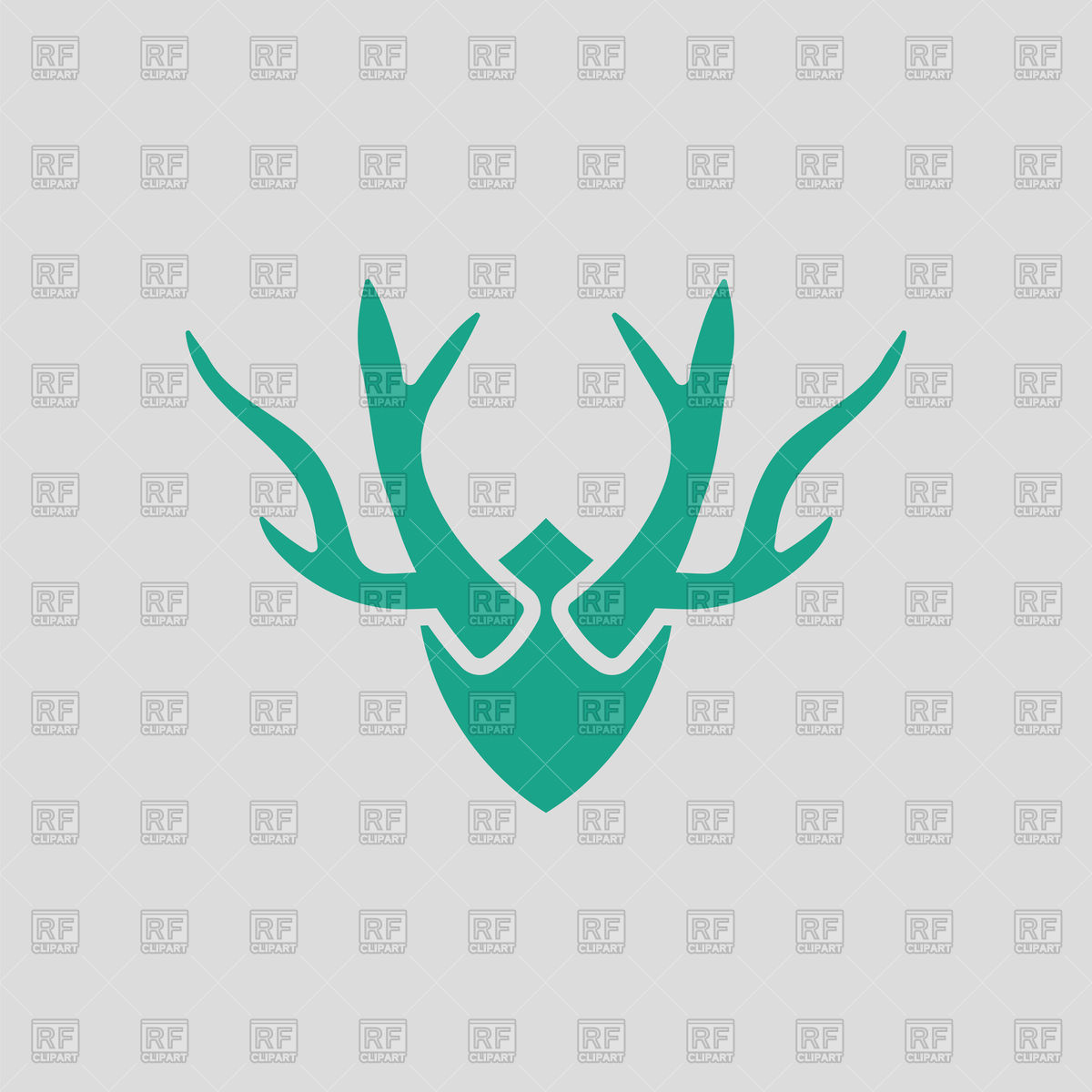 1200x1200 Deer's Antlers Icon Vector Image Of Signs, Symbols, Maps Angelp