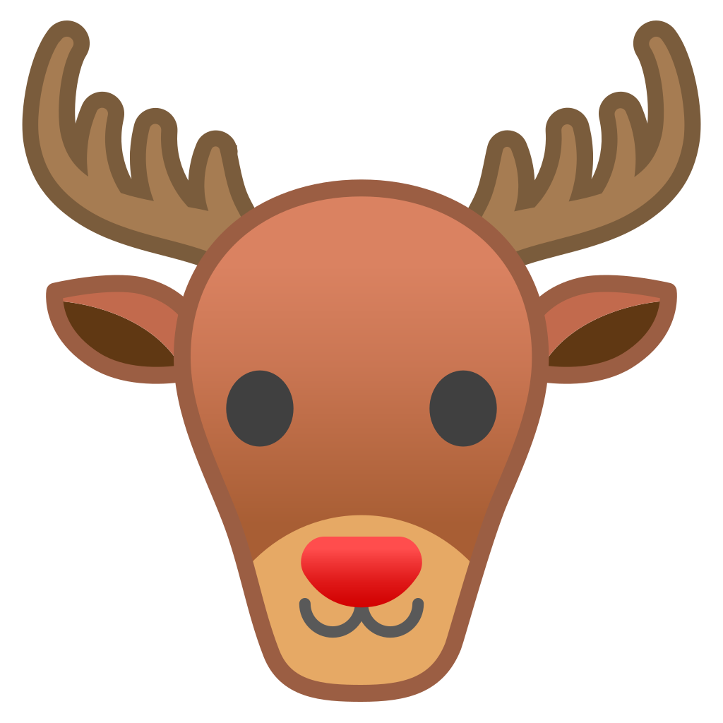 1024x1024 Deer Icon Noto Emoji Animals Nature Iconset Google