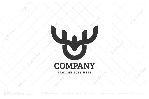 600x400 Deer Icon Logo