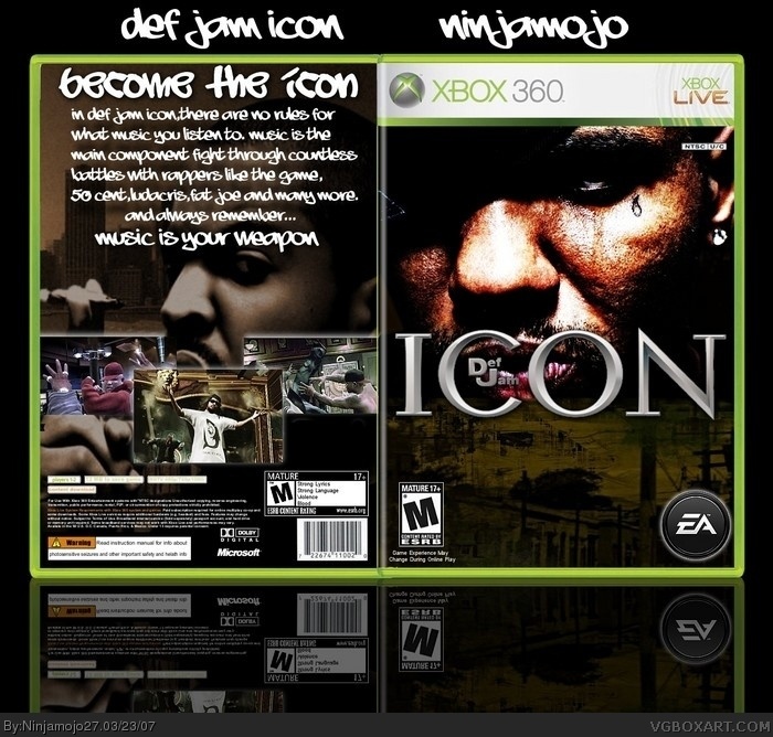 700x668 Def Jam Icon Xbox Box Art Cover