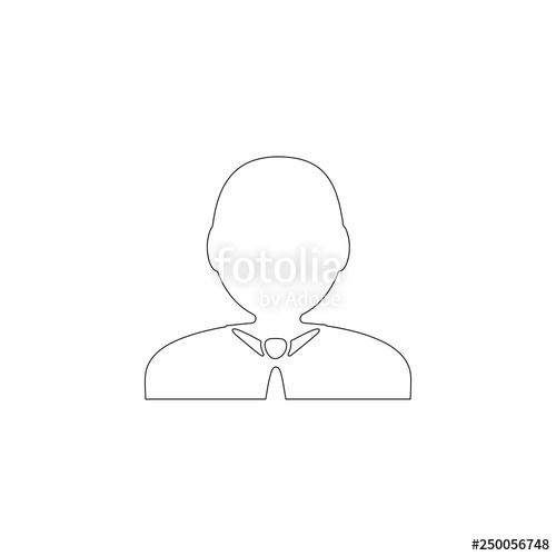 500x500 Default Avatar Profile Flat Vector Icon Stock Image And Royalty