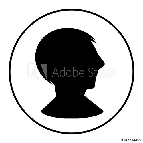 500x500 The Default Avatar Profile Icon Modern, Simple Flat Vector