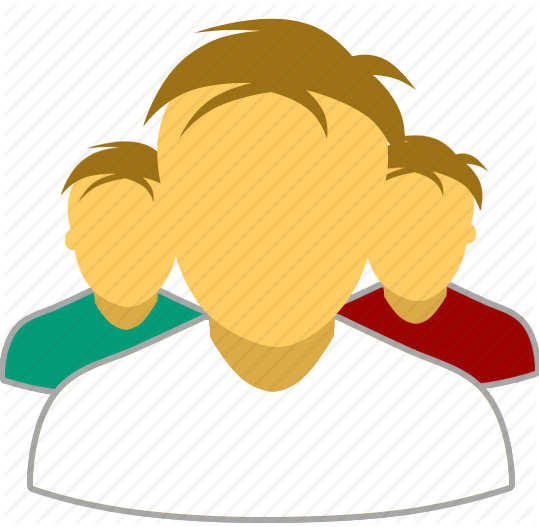 539x527 Avatar, Default, Green, Group, People, Red, User, Users, White Icon