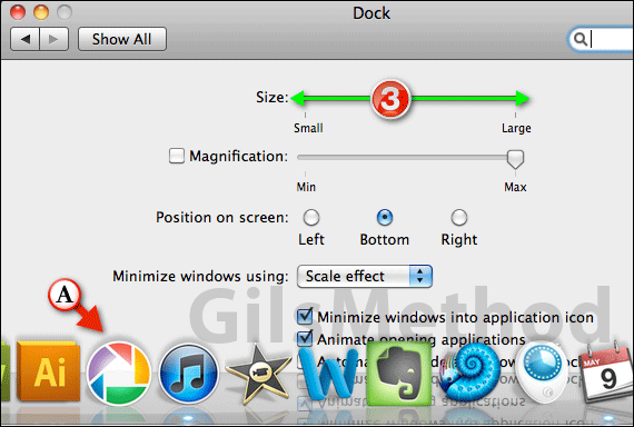 570x384 How To Change The Dock's Icon Size In Mac Os