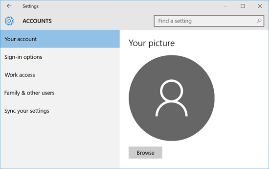 550x345 Windows User Profile Icon Default Profile Windows