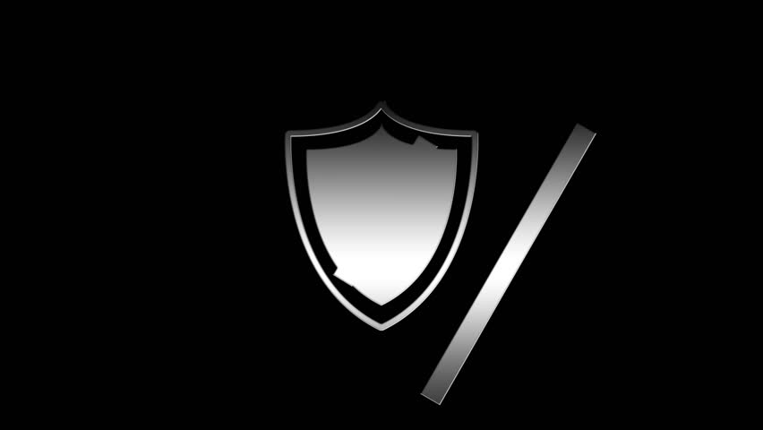 852x480 Defence Icon Video Animation General Stock Footage Video