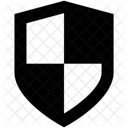 256x256 Secure, Shield, Defence, Defense, Security Icon Of Glyph Style